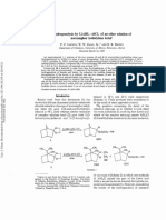 Hydrogenolysis by Eialh,-Alcl, of An Ether Solution of Norcamphor Isobutylene Ketal'