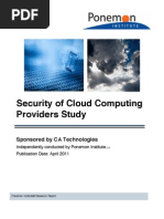 Security of Cloud Computing Providers