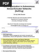 Self-Organization in Autonomous Sensor/Actuator Networks (Selforg)