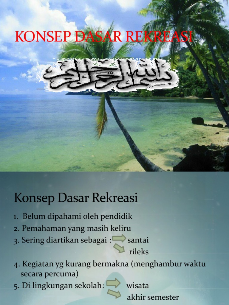 Konsep dan Arti Pendidikan Rekreasi | PDF | Sains & Matematika