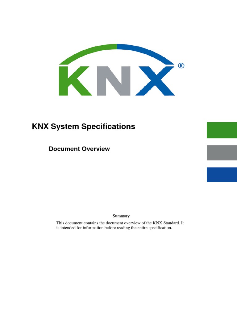 KNX System Specifications: Document Overview | PDF | Specification ...