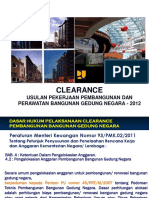 Clearance, Analisa Komponen Pembangunan (Materi 2)