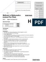AQA 9365 1H W SQP Maths Paper