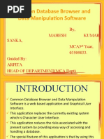 Download Common Database Browser and Data Manipulation Software by Mahesh Kumar Sanka SN56051343 doc pdf