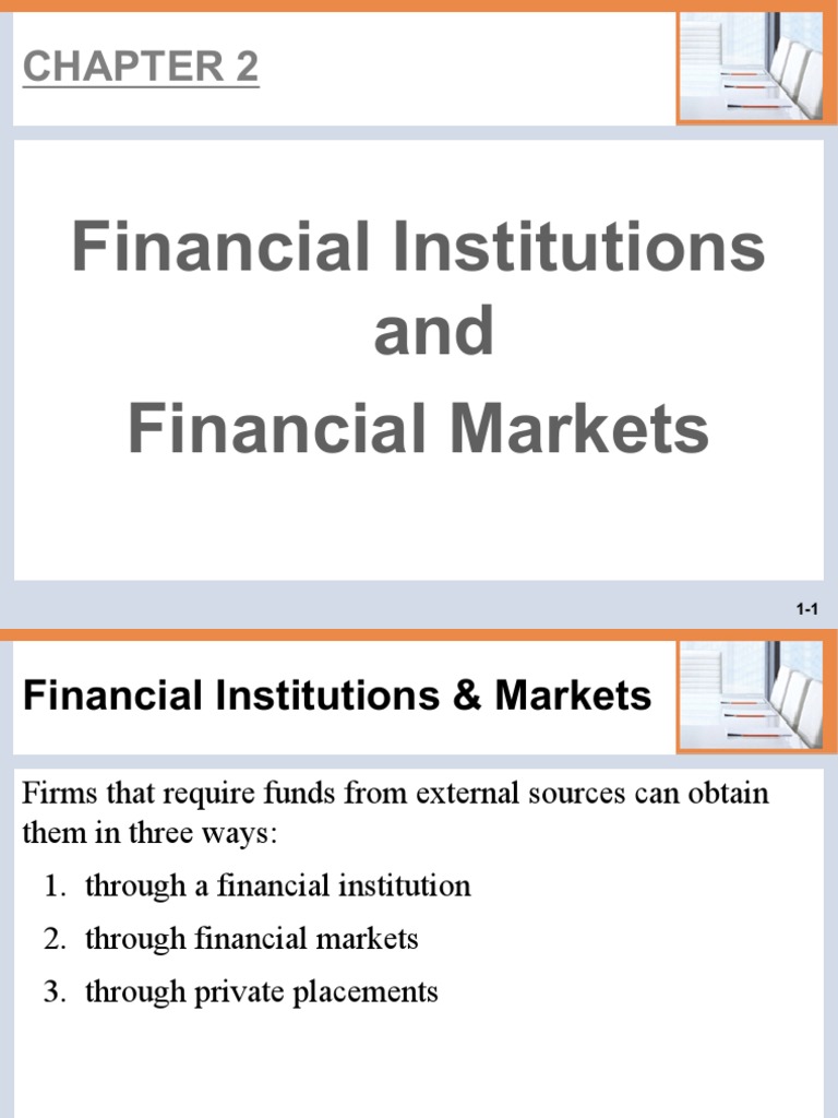 Module 2 - Financial Institutions and Markets | PDF | Securities ...
