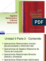 Algebra Calculo Relacional