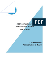 CAAT - 004 - FSD AOC Certification & Administration Manual (REV01) - 2800 - 101051