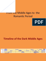 From The Middle Ages To The Romantic Period