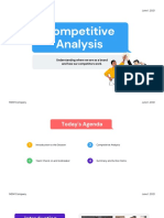 Colorful Foundational Competitive Analysis Brainstorm Presentation