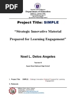 Project Title:: "Strategic Innovative Material Prepared For Learning Engagement"