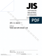 JIS A4422-E2011 Toilet Seat With Shower Unit