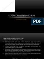 Konsep Dasar Perbandingan