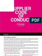 T-Mobile Supplier Code of Conduct Summary
