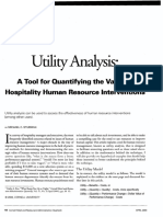 UtilityAnalysis: A Tool for Quantifying the Value of HR Interventions