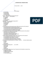 Passive Voice Practice Test