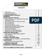 Gemini 7 12V DC Slider Manual 2018