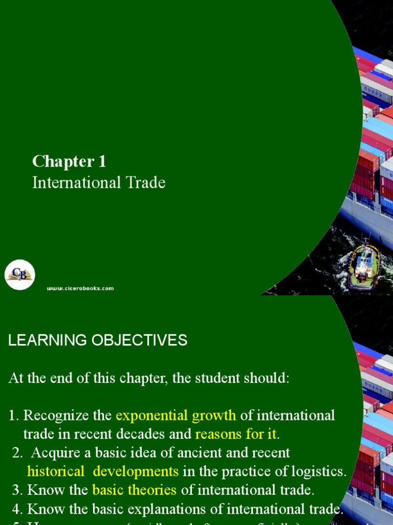 Overview of International Trade Concepts | PDF | Trade | General ...