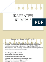 Mengidentifikasi Ide Pokok Paragraf