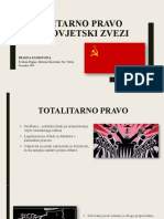Totalitarno Pravo V Sovjetski Zvezi