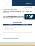 ¿Qué Tanto Sabe Sobre Las Actividades Económicas?: Lo Que Conozco Lo Que Quiero Aprender