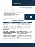 Lo Que Aprendí Lo Que Me Faltó Por Aprender: Mis Aprendizajes y Áreas de Oportunidad