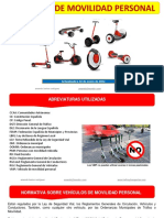Normativa sobre vehículos de movilidad personal (VMP) en España