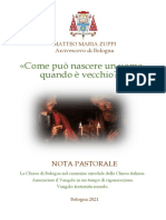 NotaPastorale2021 - mons. Zuppi Bologna