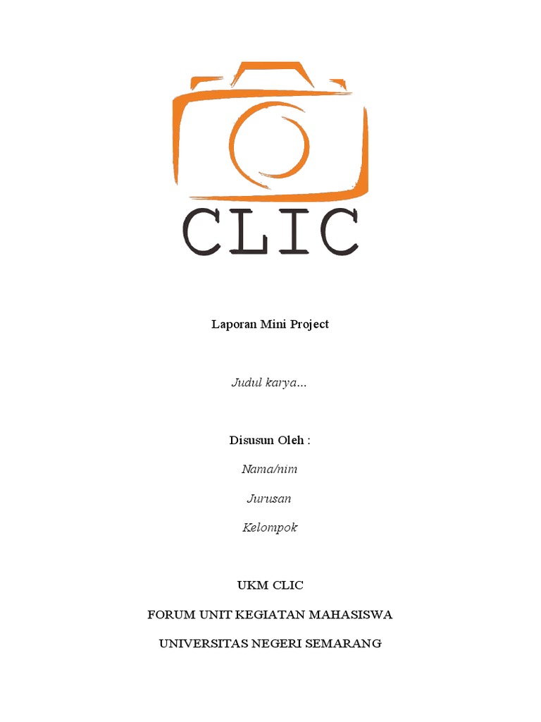 Contoh Laporan Mini Project | PDF