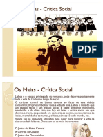 Os Maias Critica Social