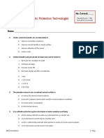 CP3: Cathodic Protection Technologist Chapter 2 Quiz