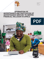 Digital Transformation of Microfinance and Digitization of Microfinance Services