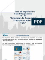 Estandar de Seguridad Trabajo en Altura