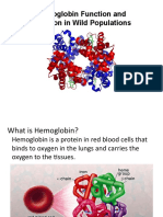 Hemoglobin Function and Variation in Wild Populations