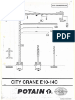 Potain Tower Cranes Spec E10 14C
