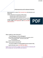 Session 1 - Introduction To Macroeconomics