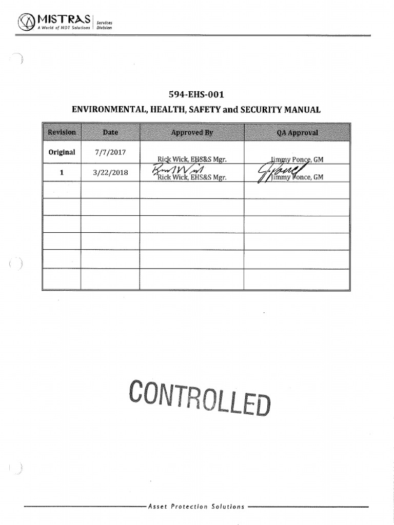 Ehss Manual Sample | PDF