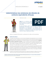 Determinamos Las Emisiones de Dióxido de Carbono Equivalente (CO Eq)