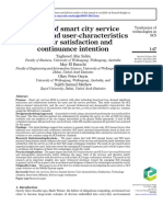 Effects of Smart City Service Channel-And User-Characteristics On User Satisfaction and Continuance Intention