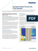 Flexible, Self-Healing Cement Provides Pressure Seal and Prevents Cross Flow Downhole