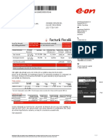 Factură Fiscală: 2102232869 Cod Încasare Număr Factură 10521661306