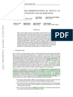 Earning Deep Representations by Mutual in Formation Estimation and Maximization