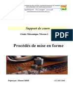 Cours Procedes Mise Forme