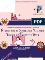 Intro To Qualitative Research