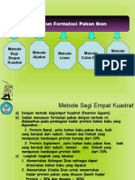 Menghitung Formulasi Pakan