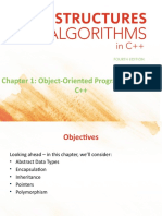 Chapter 1: Object-Oriented Programming Using C++