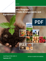 National Organic Program - International Trade Arrangements and Agreements