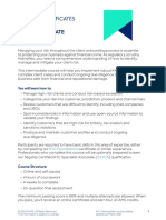 ACAMS Certificate Syllabus - KYC Intermediate (EN)