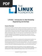 Lfs162X - Introduction To Site Reliability Engineering and Devops