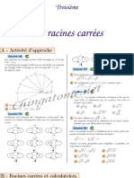 Chingatome-Troisième-Les Racines Carrées