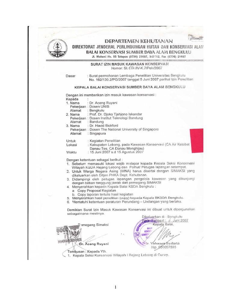 B13, Aceng Ruyani, Laporan Ekspedisi Sundaland | PDF